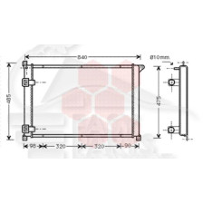 RADIA 2.5 D S/CLIM 760 X 460 X 34 
