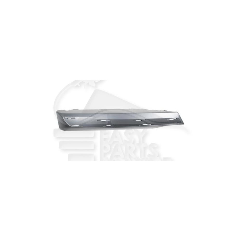 MOULURE DE PARE-CHOC AVANT-GAUCHE A PEINDRE MODÈLE LUXURY LINE pour BMW X3