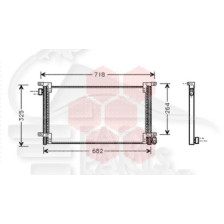 CONDENSEUR TT TYPES 700 X 312 X 18 