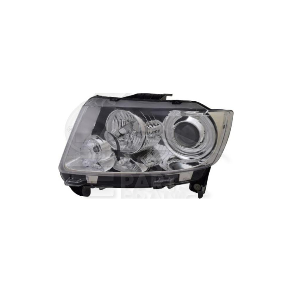 PHARE OPTIQUE GAUCHE H9 ÉLECTRIQUE AVEC MOTEUR → 08/14 pour JEEP COMPAS