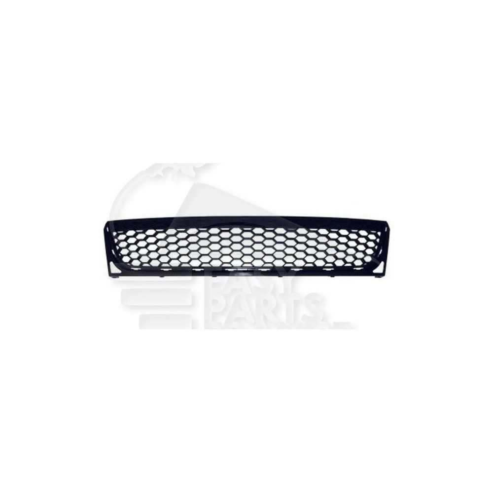 GRILLE CENTRALE DE PARE-CHOC AVANT NOIRE pour VOLKSWAGEN GOLF