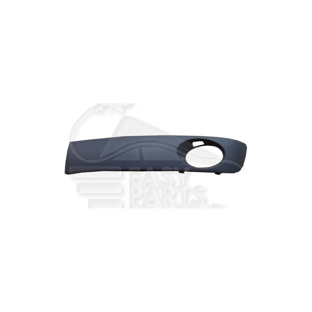 GRILLE DE PARE-CHOC AVANT-GAUCHE NOIRE AVEC EMPLACEMENT ANTI-BROUILLARD pour VOLKSWAGEN TRANSPORTER