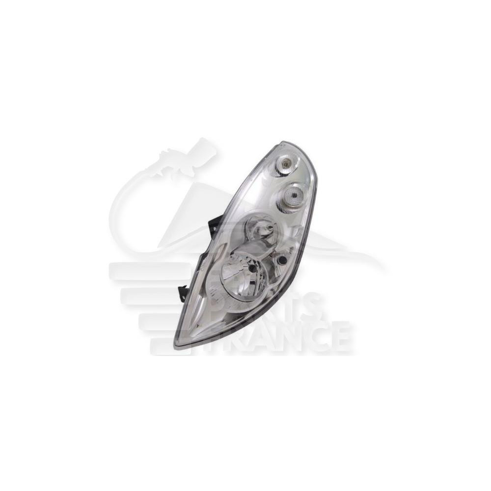 PHARE OPTIQUE GAUCHE H1+H7+H7 ÉLECTRIQUE AVEC MOTEUR pour OPEL MOVANO
