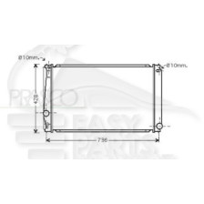 RADIATEUR 2.0 BOITE AUTO/MÉCA AVEC OU SANS CLIM pour TOYOTA RAV 4