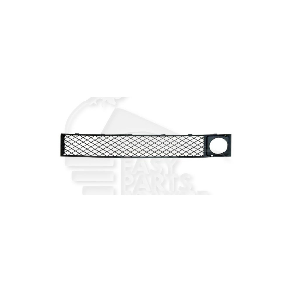 GRILLE DE PARE-CHOC AVANT CENTRALE AVEC TROU NOIRE pour BMW S7