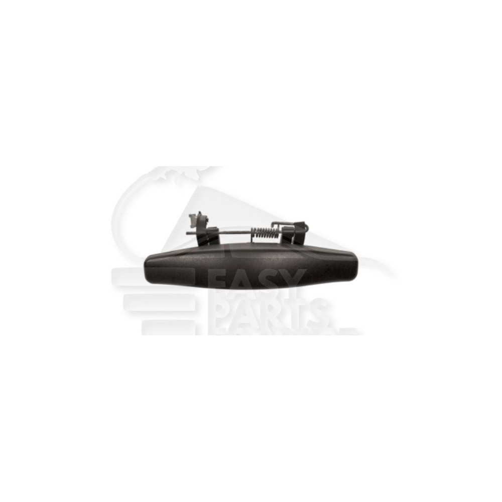 POIGNÉE PORTE EXTÉRIEUR AVANT-DROIT/ARRIÈRE-DROIT NOIRE pour DACIA DUSTER