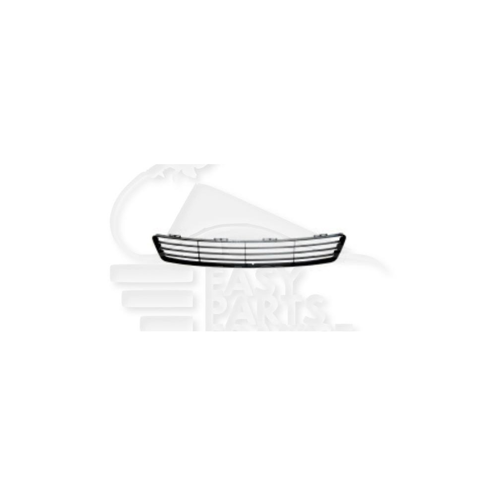 GRILLE DE PARE-CHOC AVANT CENTRALE NOIRE pour FORD FIESTA