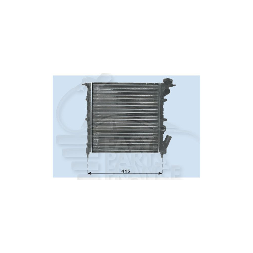 RADIATEUR 1.1 RL - RN SANS CLIM 350 X 377 X 30 pour RENAULT CLIO