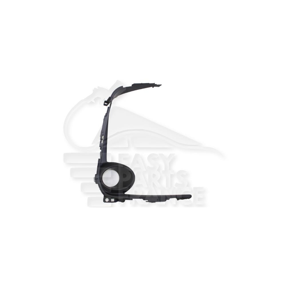 MOULURE DE PARE-CHOC AVANT-DROIT NOIRE AVEC EMPLACEMENT ANTI-BROUILLARD pour TOYOTA COROLLA