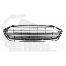 GRILLE DE CALANDRE NOIRE AVEC MOULURES CHROMEES pour FORD FOCUS