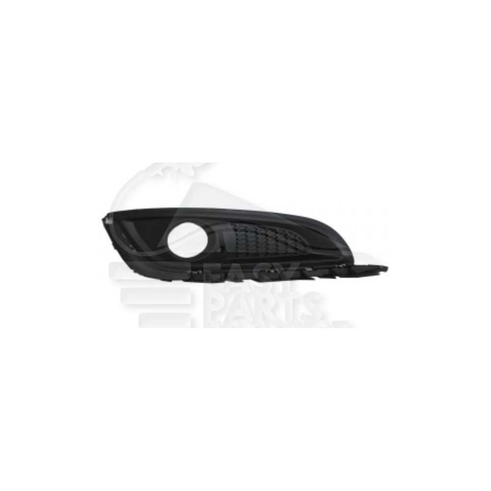 GRILLE DE PARE-CHOC AVANT-DROIT AVEC EMPLACEMENT ANTI-BROUILLARD NOIRE pour OPEL INSIGNIA