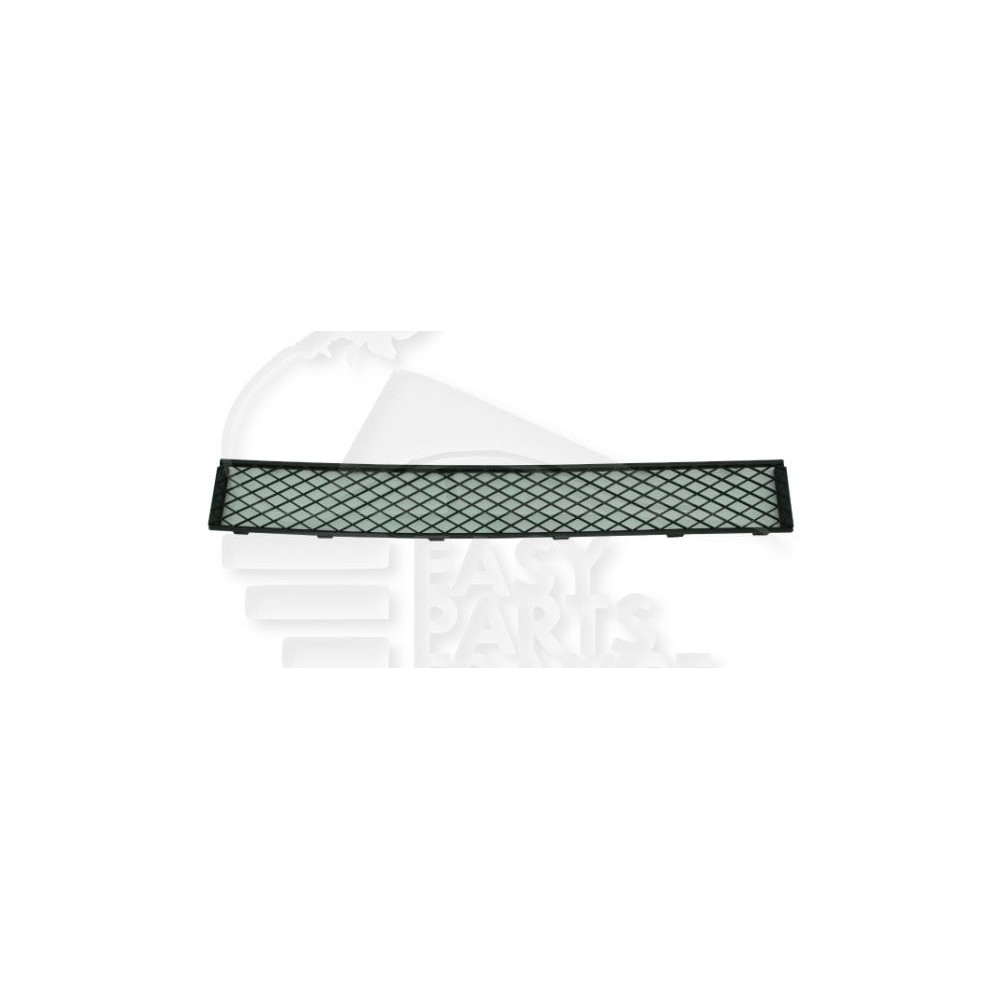 GRILLE DE PARE-CHOC AVANT CENTRALE SANS TROU NOIRE pour BMW S7