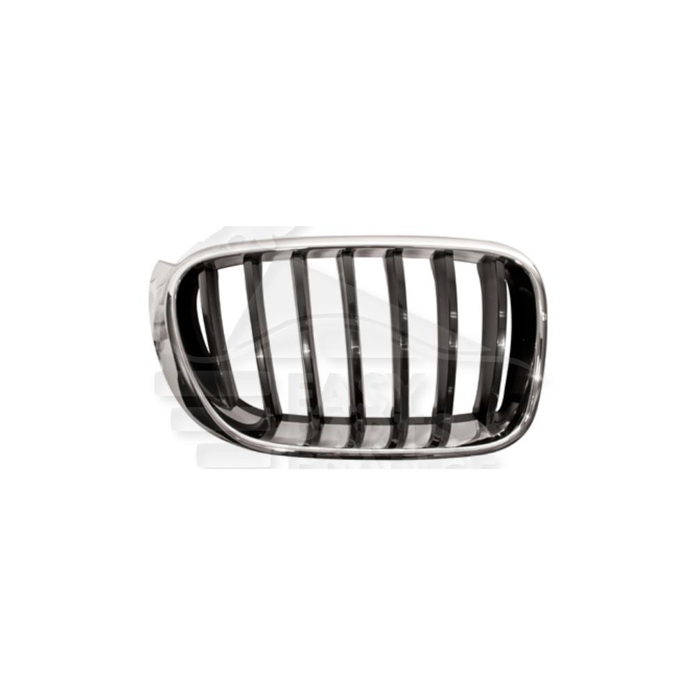 GRILLE DE CALANDRE AVANT-DROIT CHROMEE - NOIRE pour BMW X4