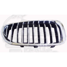 GRILLE DE CALANDRE D CHROMEE - NOIRE 