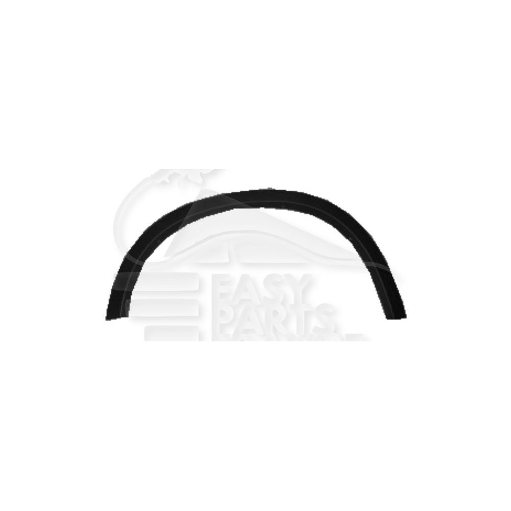 ELARGISSEUR AILE ARRIÈRE-GAUCHE NOIR pour BMW X1