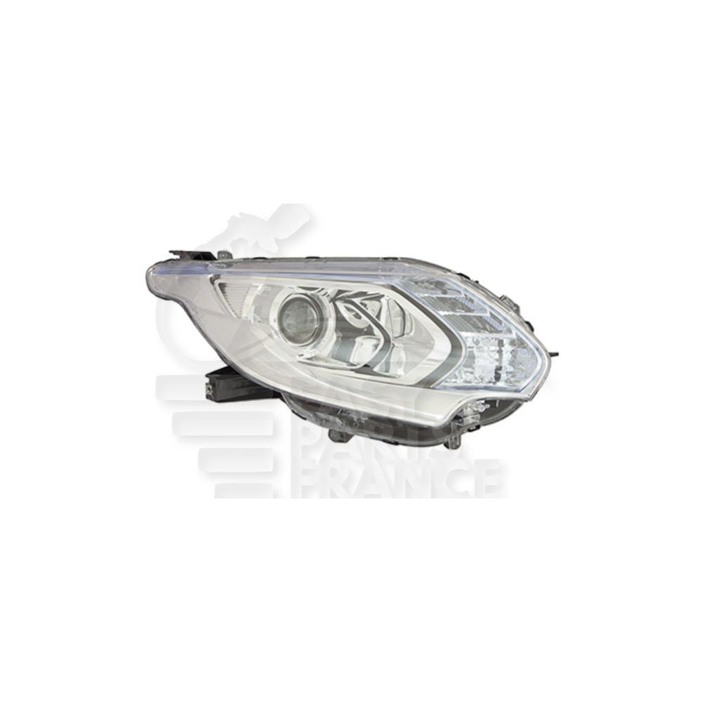 PHARE OPTIQUE DROIT D5S/LED ÉLECTRIQUE SANS MOTEUR FOND CHROME pour MITSUBISHI L200