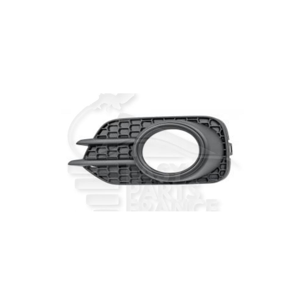 GRILLE DE PARE-CHOC AVANT-GAUCHE NOIRE AVEC EMPLACEMENT ANTI-BROUILLARD pour VOLKSWAGEN TIGUAN