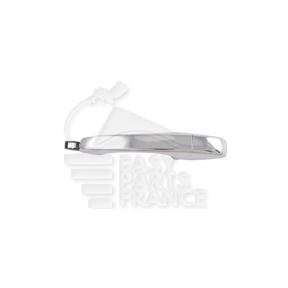 POIGNÉE PORTE EXTÉRIEUR AVANT-GAUCHE CHROMEE AVEC TROU BARILLET pour DODGE JOURNEY