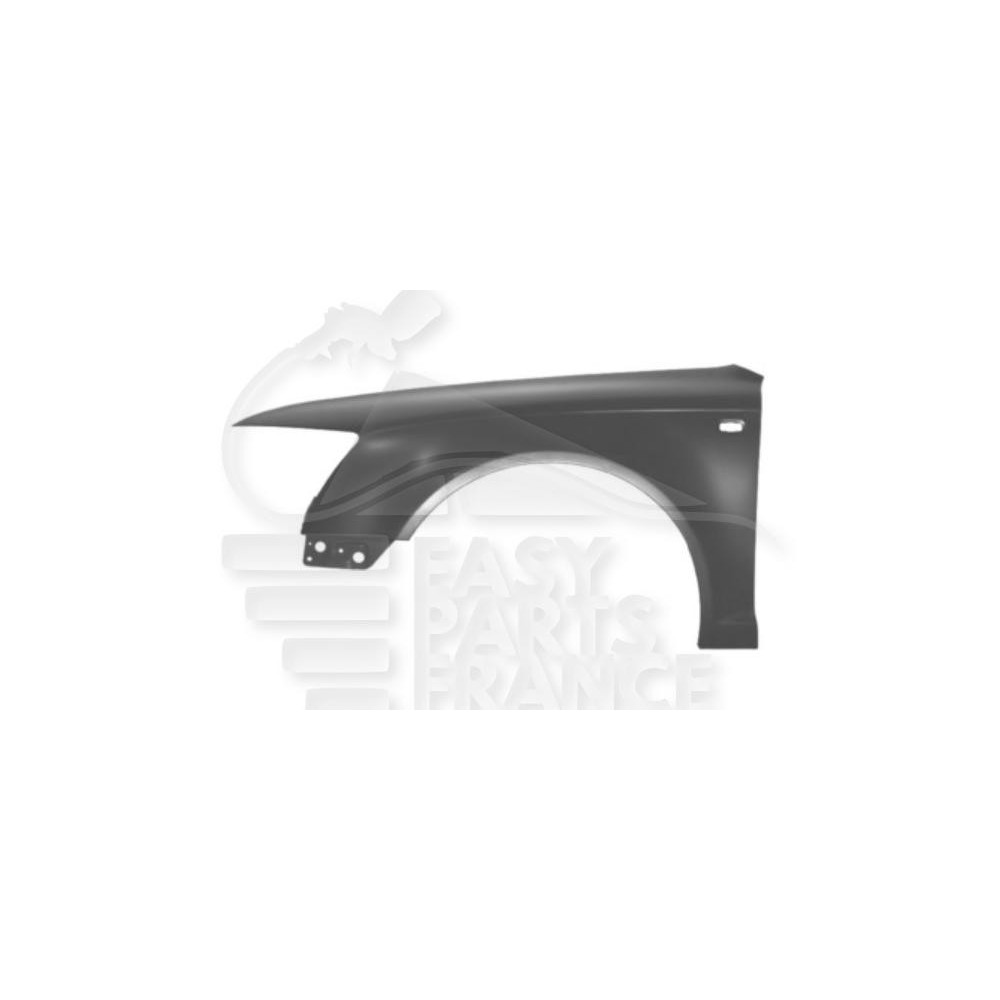 AILE AVANT-GAUCHE AVEC EMPLACEMENT FEU ( ACIER ) pour AUDI A6