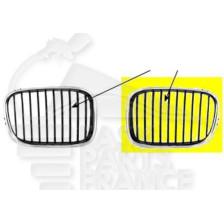 GRILLE DE CALANDRE NOIRE - CHROMEE AVANT-GAUCHE pour BMW S5 E39