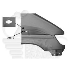 AILE AVANT-DROIT + EMPLACEMENT FEU PETIT MODÈLE pour MERCEDES SPRINTER