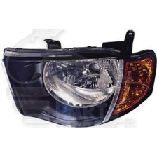PHARE OPTIQUE GAUCHE H4 ÉLECTRIQUE SANS MOTEUR FEU OR DOUBLE CAB pour MITSUBISHI L200