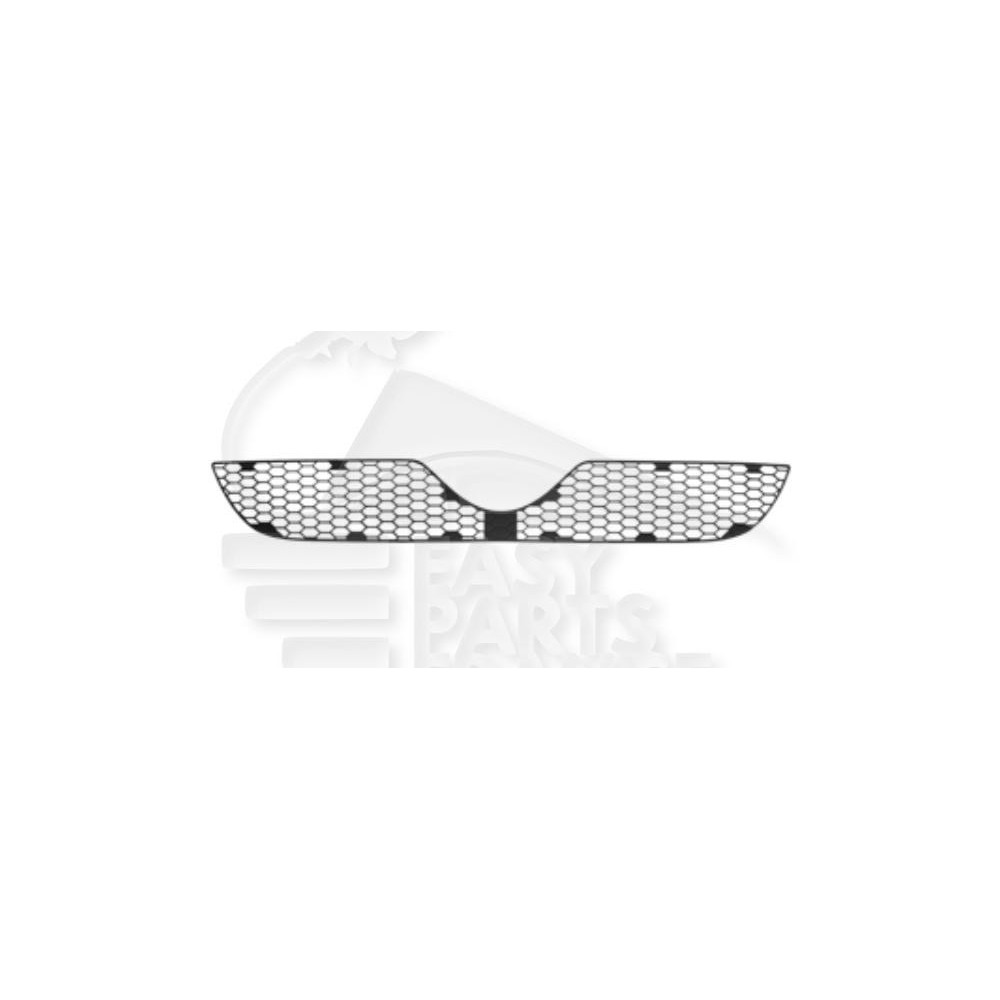 GRILLE DE PARE-CHOC AVANT CENTRALE NOIRE pour ALFA ROMEO 156