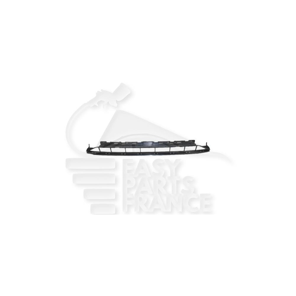 GRILLE DE PARE-CHOC AVANT CENTRALE NOIRE pour AUDI A4
