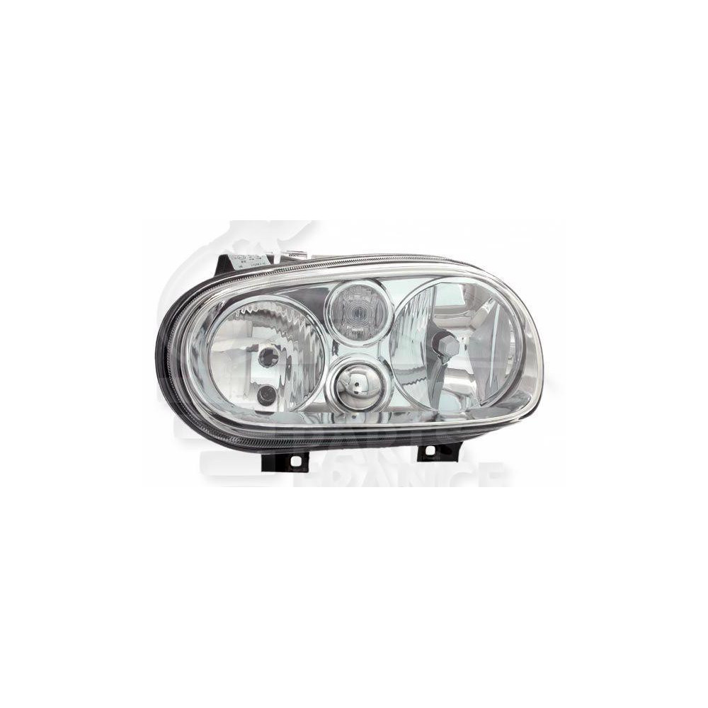 PHARE OPTIQUE GAUCHE H7+H1 ÉLECTRIQUE SANS MOTEUR pour VOLKSWAGEN GOLF