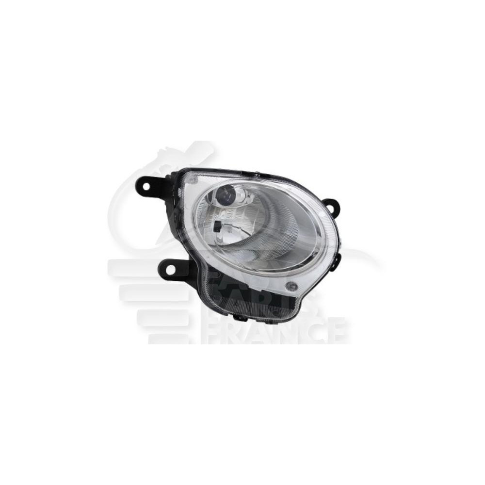 PHARE OPTIQUE DROIT H1 ÉLECTRIQUE LP pour FIAT 500