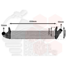ECHANGEUR 1.5 DCI 590 X 120 X 40 pour DACIA SANDERO