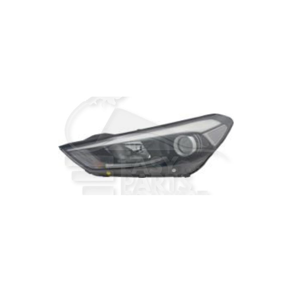 PHARE OPTIQUE GAUCHE H7+H7 ÉLECTRIQUE AVEC MOTEUR LED pour HYUNDAI TUCSON