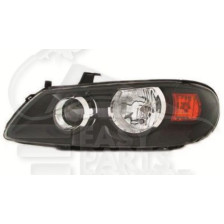 PHARE OPTIQUE GAUCHE H1+H7 ÉLECTRIQUE SANS MOTEUR FOND NOIR pour NISSAN ALMERA