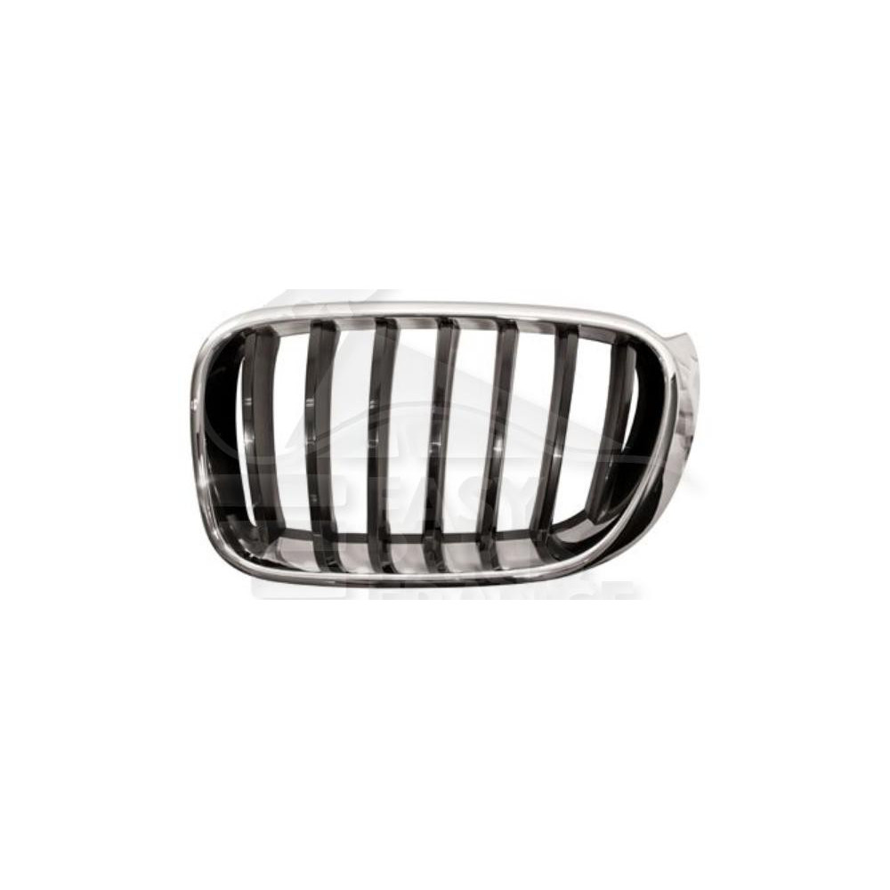 GRILLE DE CALANDRE AVANT-GAUCHE CHROMEE - NOIRE pour BMW X3