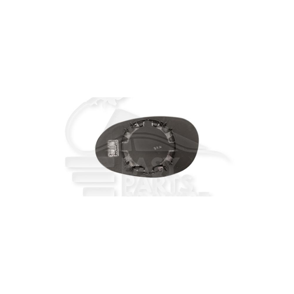 GLACE DE RÉTROVISEUR DROIT CHAUFFANT CONVEXE pour SMART SMART