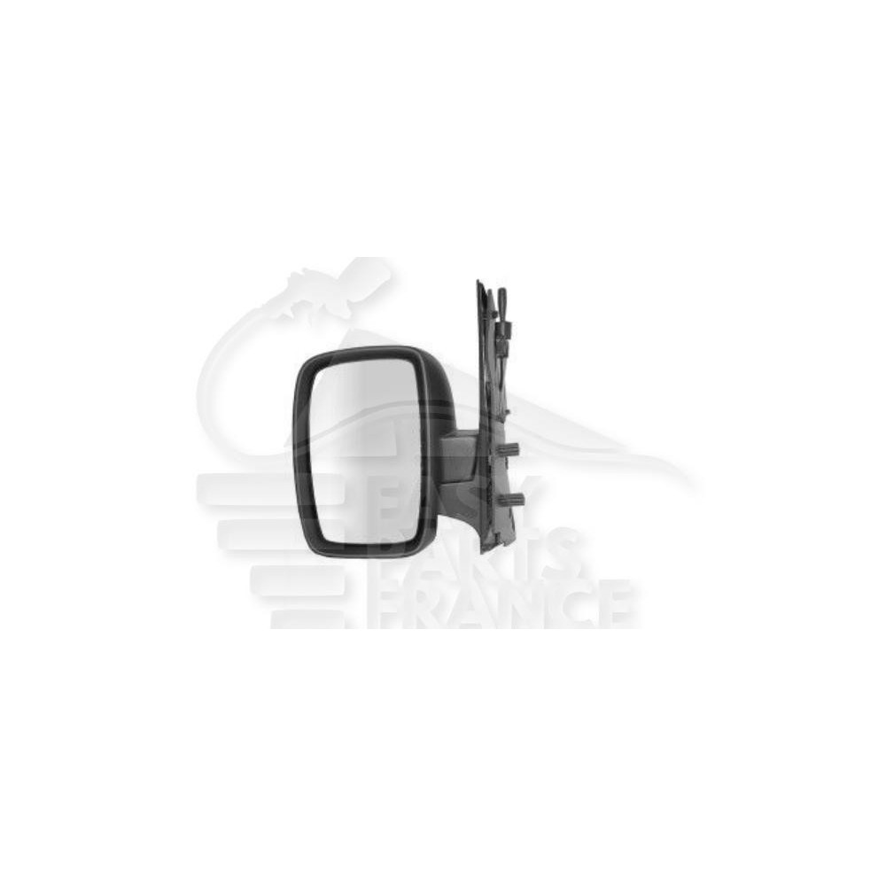 RÉTROVISEUR GAUCHE A CABLE SIMPLE GLACE NOIR pour FIAT SCUDO