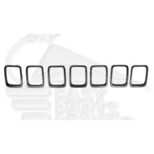 MOULURE GRISE DE GRILLE DE CALANDRE 7 PCES pour JEEP COMPAS