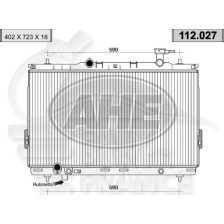 RADIATEUR TOUS TYPES BOÎTE MÉCA AVEC OU SANS CLIM 400 X 725 X 20 pour HYUNDAI SANTA FE
