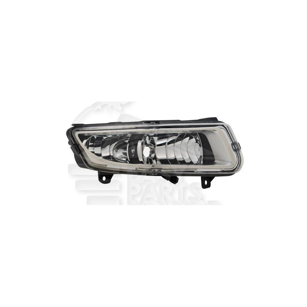 ANTI-BROUILLARD H8 AVANT-DROIT FOND NOIR MODÈLE GTI - R-LINE pour VOLKSWAGEN POLO