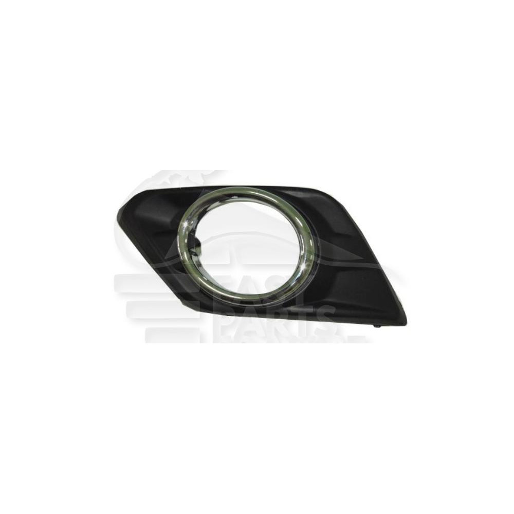 GRILLE DE PARE-CHOC AVANT-GAUCHE NOIRE AVEC EMPLACEMENT ANTI-BROUILLARD pour NISSAN X TRAIL