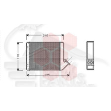RADIA DE CHAUF TT TYPES 200 X 175 X 42 