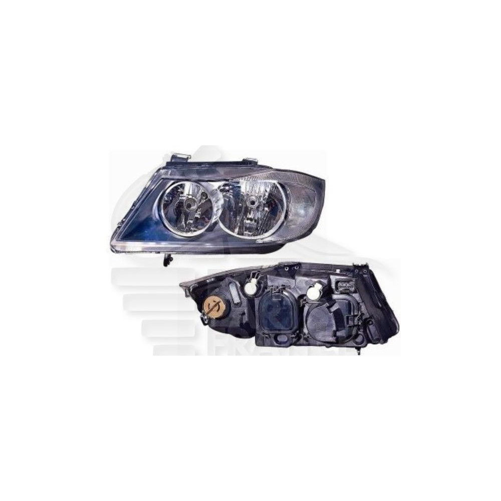 PHARE OPTIQUE GAUCHE H7+H7 ÉLECTRIQUE AVEC MOTEUR MODÈLE VALEO pour BMW S3 E90