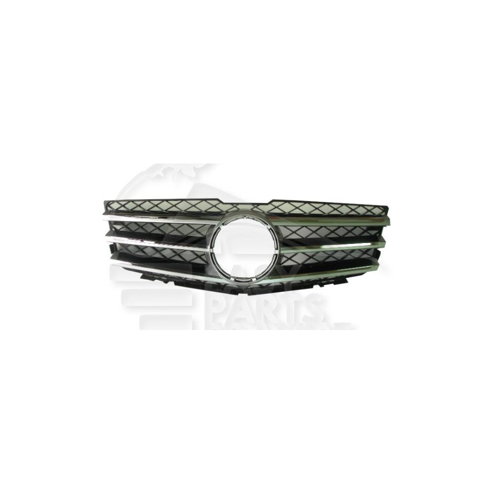 GRILLE DE CALANDRE CHROMEE/NOIRE GLK-300 pour MERCEDES CLASSE GLX - X204