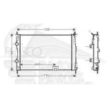 RADIATEUR 2.0 DCI BOÎTE MÉCA AVEC OU SANS CLIM pour NISSAN QASHQAI