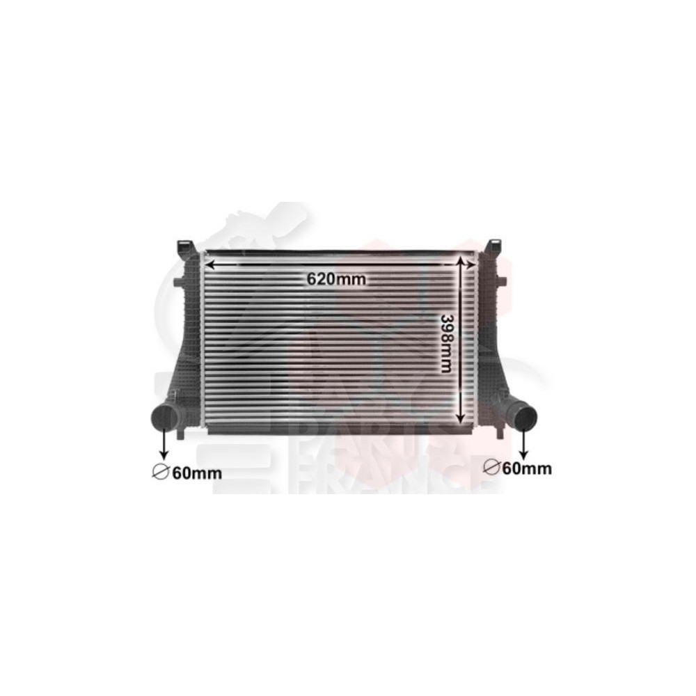 ECHANGEUR 2.0 TFSI - 620 X 415 X 30 pour SKODA KODIAQ