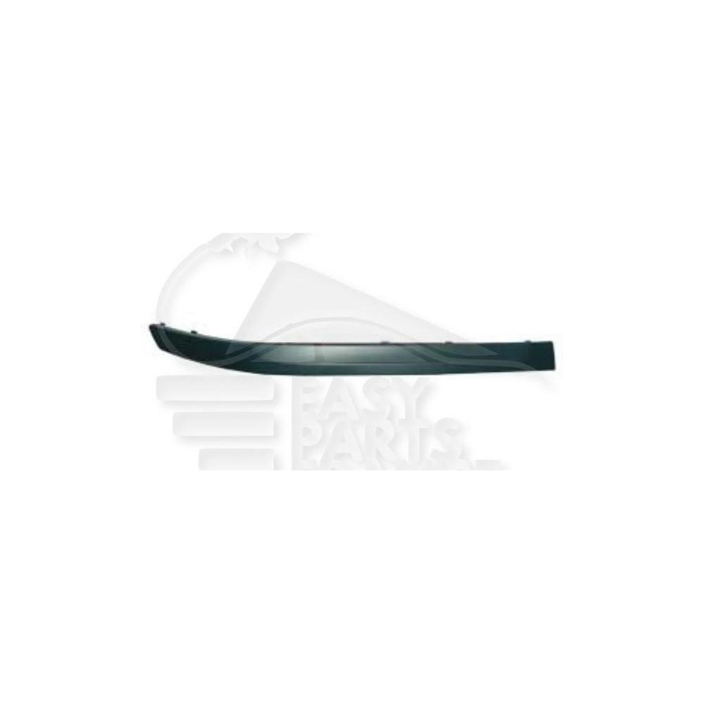 MOULURE DE PARE-CHOC AVANT-DROIT NOIRE pour SKODA OCTAVIA