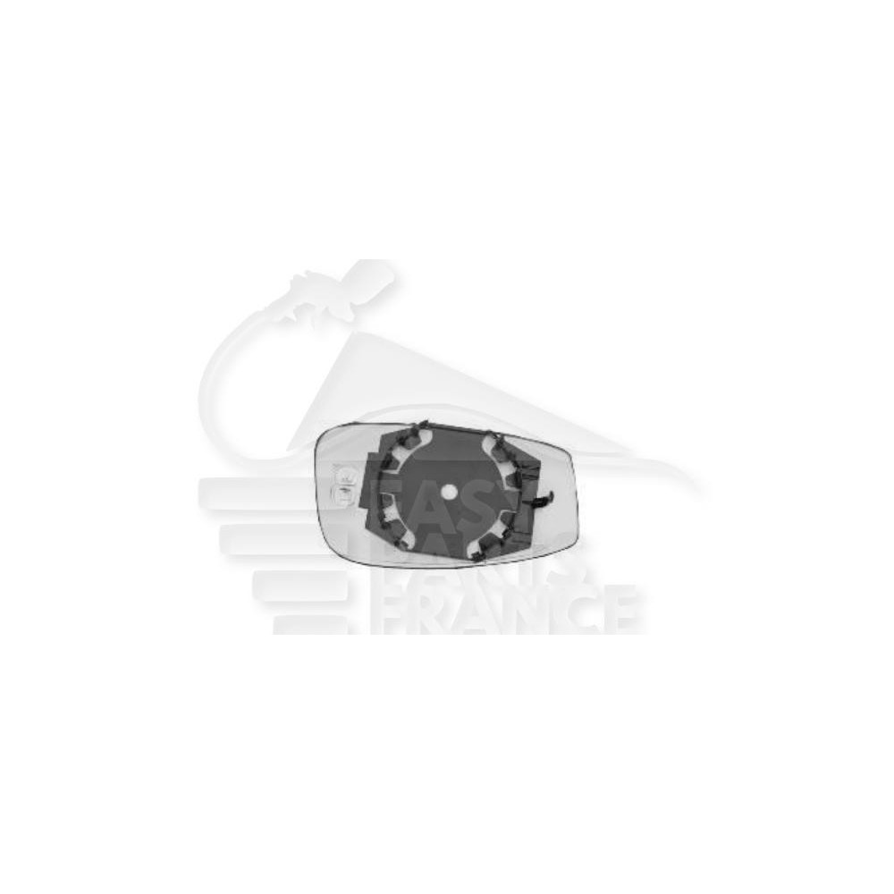 GLACE DE RÉTROVISEUR DROIT CHAUFFANT CONVEXE pour FIAT PANDA