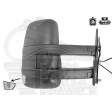 RÉTROVISEUR DROIT MANUEL BRAS LONG AVEC FEU - AVEC ANTENNE pour IVECO DAILY