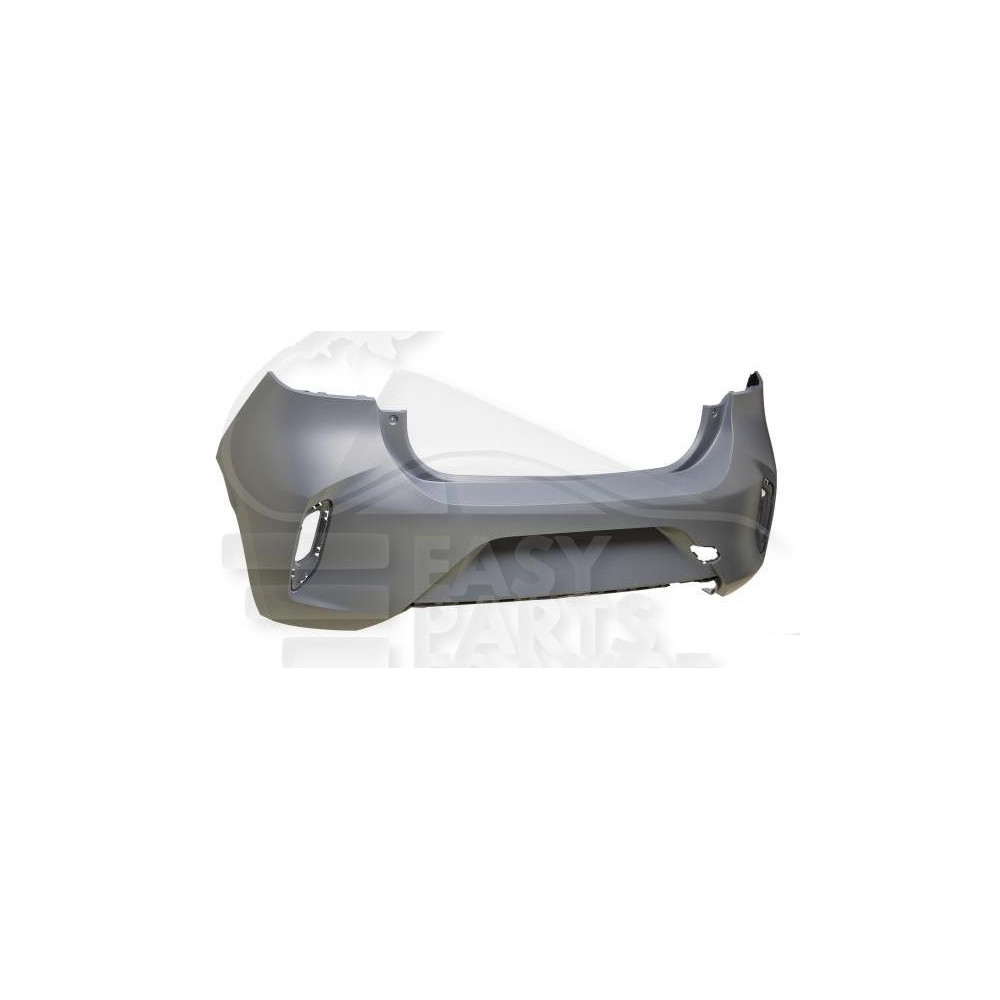 PARE-CHOC ARRIÈRE A PEINDRE AVEC 6 MARQUES DE COUPE pour OPEL CORSA