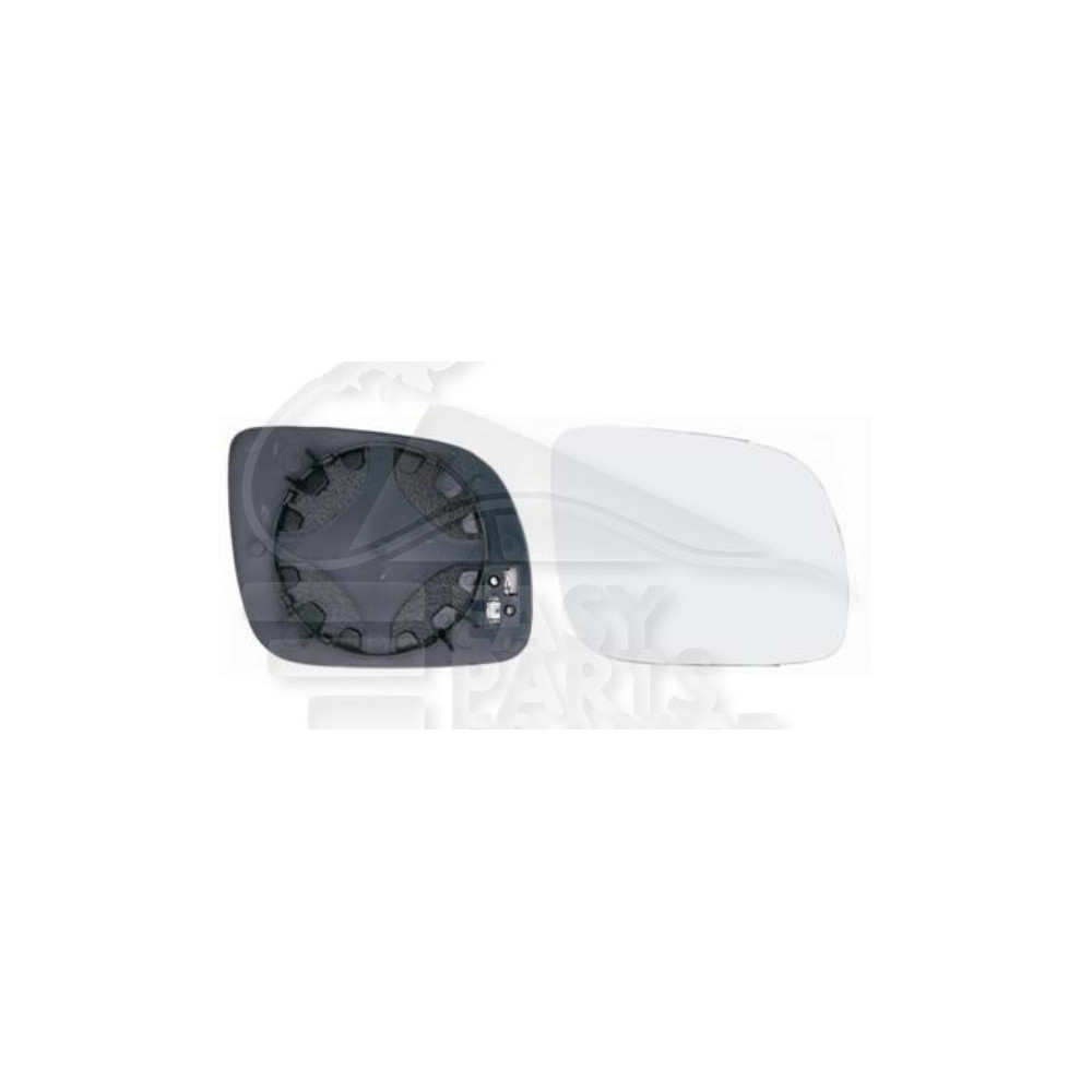 GLACE DE RÉTROVISEUR DROIT CHAUFFANT CONVEXE → 09/03 PETIT MODÈLE 12 CM pour SEAT LEON